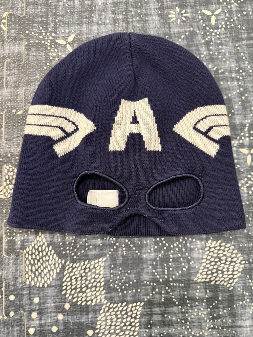 Hanna Andersson L Marvel Captain America Knit Beanie Mask